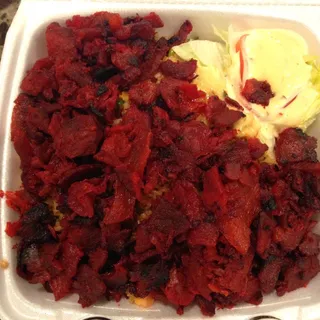 BBQ Pork Over Fried Rice