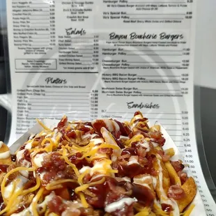 BBQ Bacon Ranch Fries -so very good!