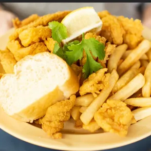 Fish and Shrimp Platter - we offer a small or large platter.