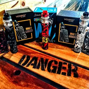 Some starter kits for those new vapers out there. For you new vapers feel free to come in anytime and ask for help.