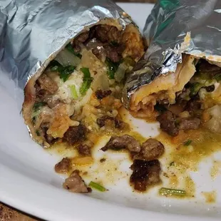Beef burrito