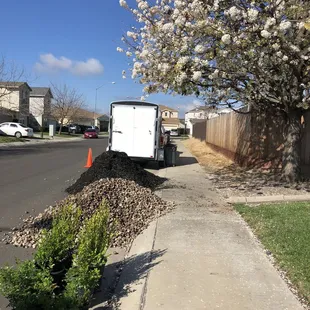 Here's the delivery they dropped off.