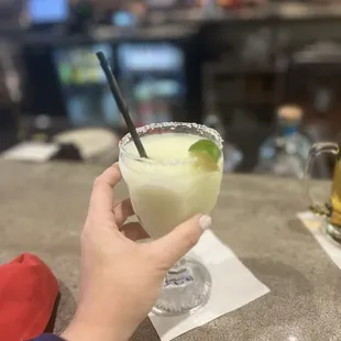 Small frozen margarita