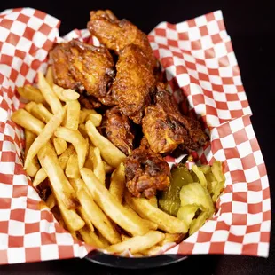 Honey Fire Wing Basket