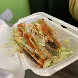 Ground beef tacos