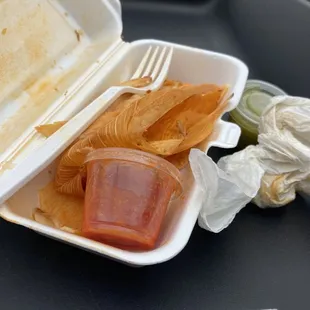 Tamale (picture taken post consumption, sorry, I was high and hungry)