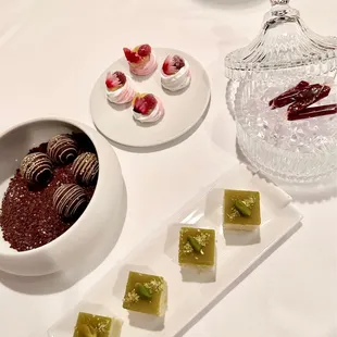 the desserts