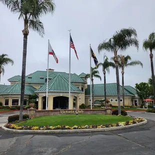 the entrance to the club