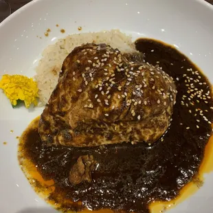 Pollo En Mole Negro Oaxaca Chicken