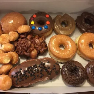 Finally got my old fashioned maple donuts! Top right