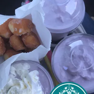 Love love their Taro Boba drinks!