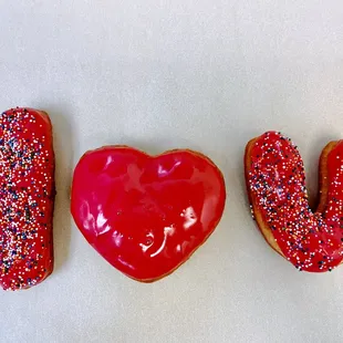 Happy Valentines Day Donuts