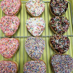 Valentine&apos;s Day donut