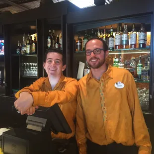 Our bartenders, Ned and Trevor!