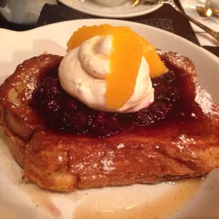 Mascarpone Stuffed Challah French Toast