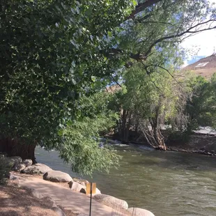 The riverwalk downtown