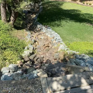 Dried up creek to go with dried up pond.