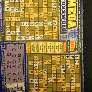 a game of crossword