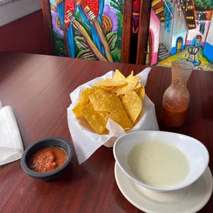 Chips and cheese dip