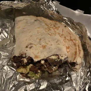 Steak Baleada I couldn&apos;t finish everything  lot of food ! you would love it