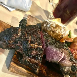 Walter Special Ribeye Pittsburg style Med Rare