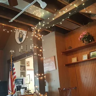 the interior of a restaurant