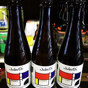 three bottles of beer