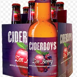 a box of ciders