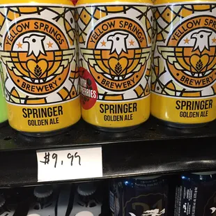 We now carry Yellow springs brewery beers