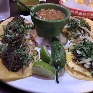 Mini tacos with Barbacoa