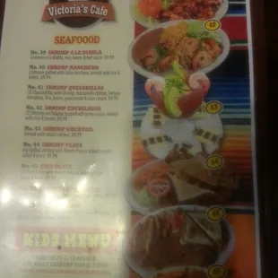 tacos, menu