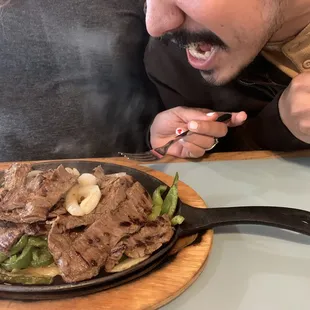 Fajita plate ( my friend was hungry )