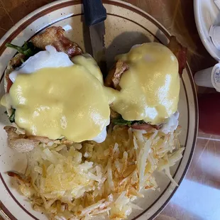 Eggs Benedict was amazing