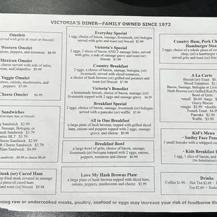 Updated menu!