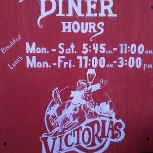 Days and hours of operation