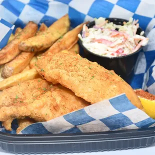 Fried Fish and Chips at Victoria&apos;s Kitchen