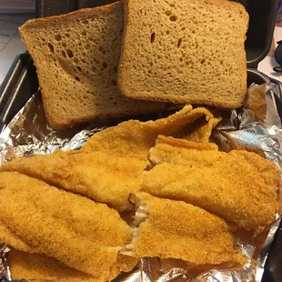 You call this mess a fish sandwich? They should be ashamed of themselves.