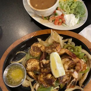 Shrimp Fajitas!