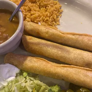 Chicken flautas