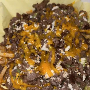 Carne asada fries