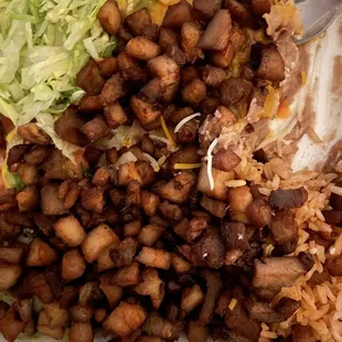 #13 Carnitas plate ( I thought it was potatoes at first)