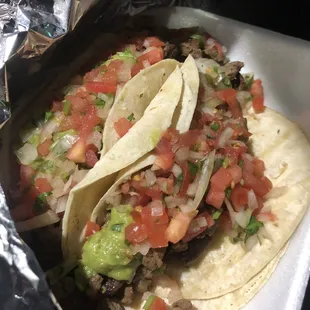 Carne asada tacos