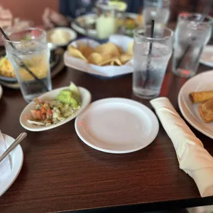 plates of food on a table