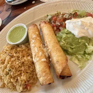 Chicken Flautas Victoria   Lunch