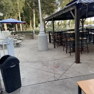 Outdoor seating