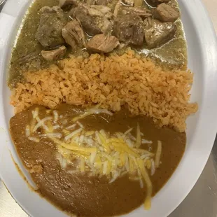 Chile verde plate