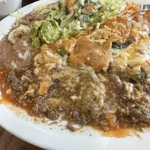 Beef chili relleno