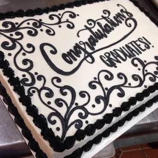 a congratulations cake