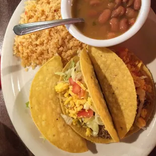 Crispy taco dinner