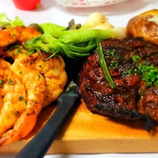 Steak and Shrimp